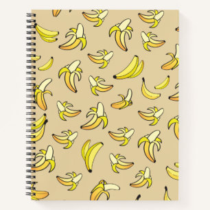 Banana Pattern Notizbuch