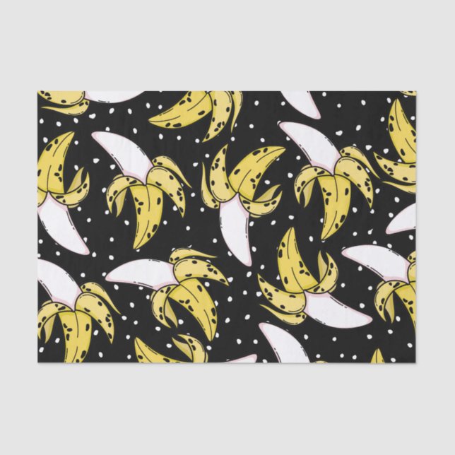 Banana Pattern Seidenpapier (Vorderseite)