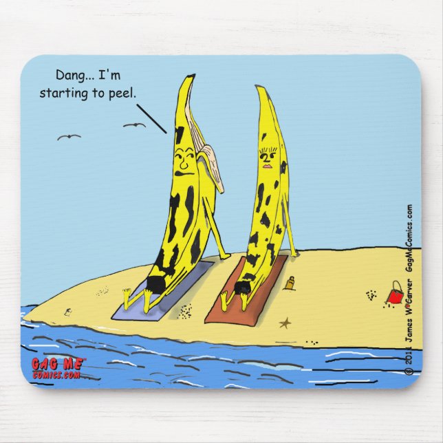‚Banana Peel‘ Mousepad (Vorne)