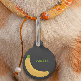 Banana-Pet-Tag Haustiermarke