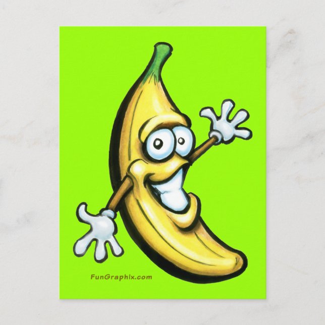 Banana Postkarte (Vorderseite)