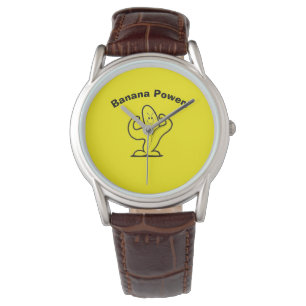 Banana-Power-Uhr Armbanduhr
