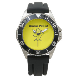 Banana-Power-Uhr Armbanduhr