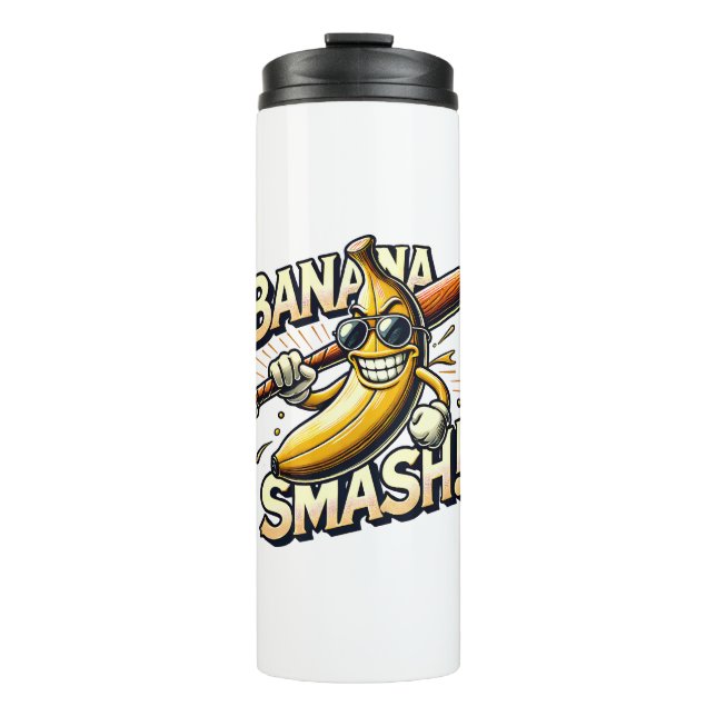 Banana Power-Up Thermosbecher (Vorderseite)