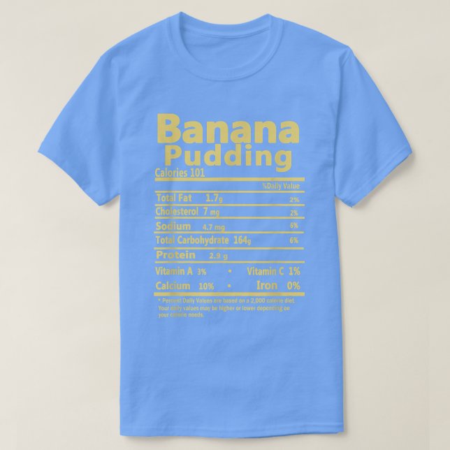 Banana Pudding Erntedank Outfits Family Nutriti T-Shirt (Design vorne)