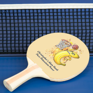 Banana Slam Dunk Energizing Frucht Power Design Tischtennis Schläger