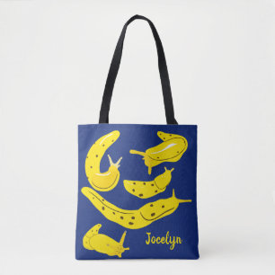 Banana Slugs Gelb und Royal Blue Personalisiert