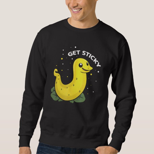 Banana Snail Collecting Quote for Snail Catcher 7 Sweatshirt (Vorderseite)