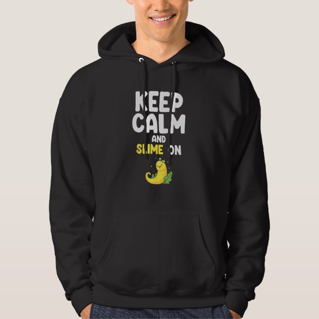 Banana Snail Quote for Snail Catcher and Snail Cat Hoodie (Vorderseite)