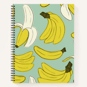 Banana Spiral Notebook Notizbuch
