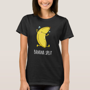 Banana Split Funny Dancing Banana Pub Dark BG T-Shirt