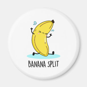 Banana Split Niedliches Tanzen Banana Pub Magnet