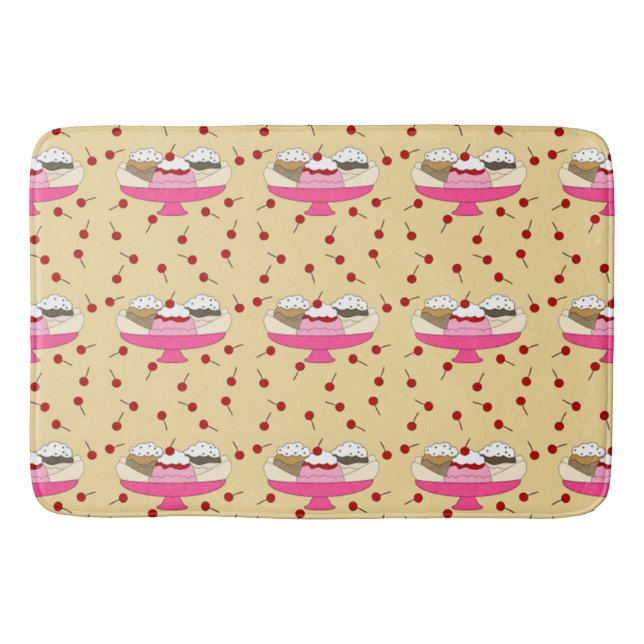 Banana Split Print Badematte (Vorderseite)