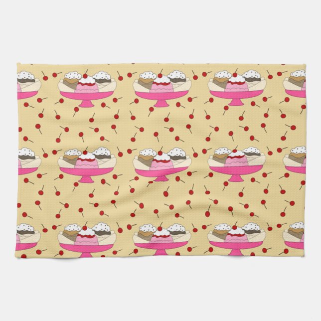 Banana Split Print Handtuch (Horizontal)