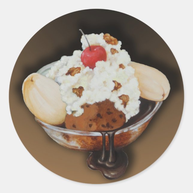 Banana Split Sticker (Vorderseite)