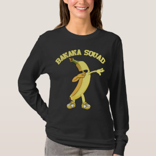 Banana Squad Dab Dabbing Dope Swag Vegan Vegetaria T-Shirt