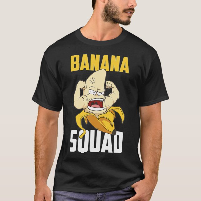 Banana Squad Funny Bananas Frucht Kostüm Beste Pom T-Shirt (Vorderseite)