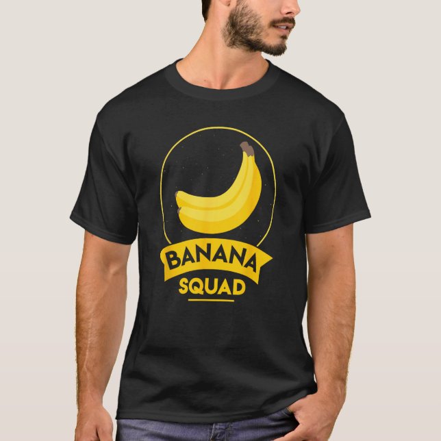 Banana Squad Funny Dabbing Banana T-Shirt (Vorderseite)