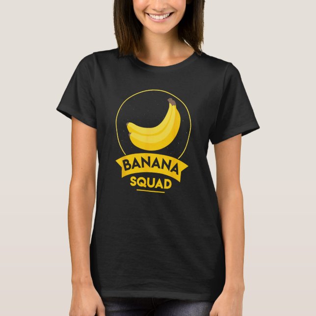 Banana Squad Funny Dabbing Banana T-Shirt (Vorderseite)