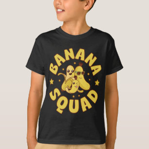 Banana Squad Funny Men Frauen Jungs Veganes Obst N T-Shirt