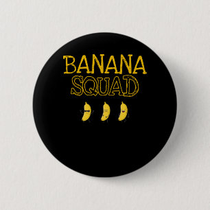 Banana Squad Happy Kawaii Cooles Obst Button