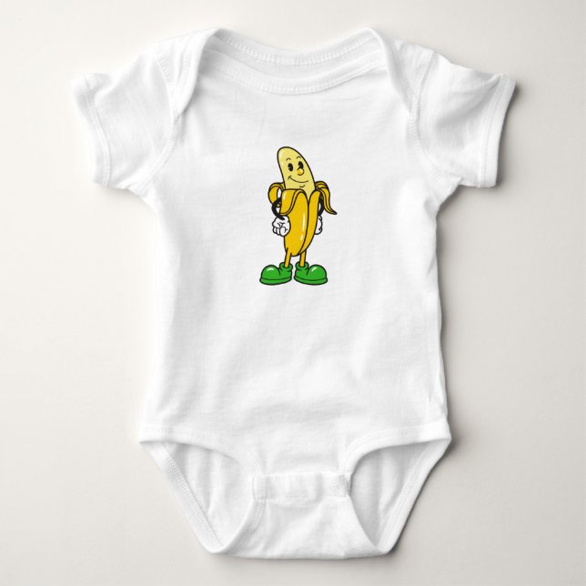 Banana stehend baby strampler (Vorderseite)
