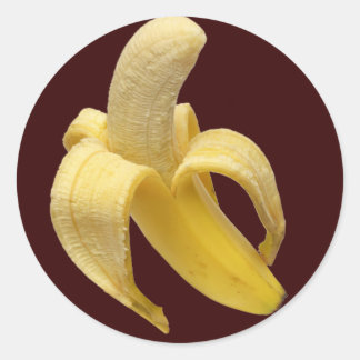 Banana-Sticker Runder Aufkleber