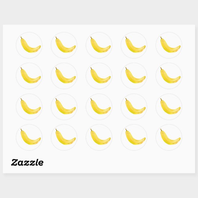 Banana Stickers (Blatt)