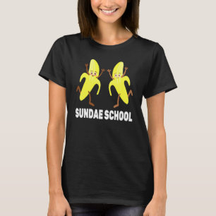 Banana Sundae Schule Vegetarier Vegan Stu T-Shirt