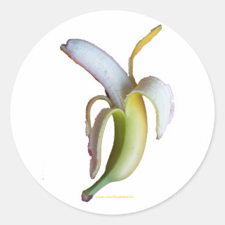BANANA-T - SHIRT UND -GIFTE RUNDER AUFKLEBER