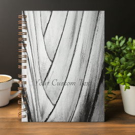 Banana Tree Bark Notebook - Anpassbarer Text Notizbuch