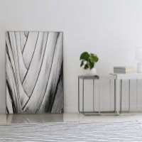 Banana Tree Bark Poster - Abstrakte einfarbige Wan