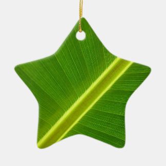Banana Tree Leaf Keramik Ornament