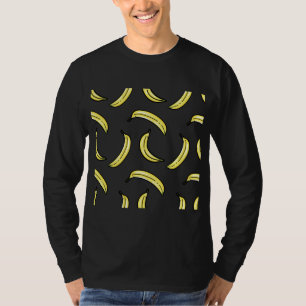 Banana Tropical Sumer Frucht Muster Coole Liebe T-Shirt