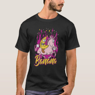 Banana Unicorn Banana Plantain Frucht T-Shirt
