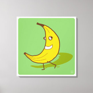 Banana Walk Reden Sie nicht Leinwanddruck