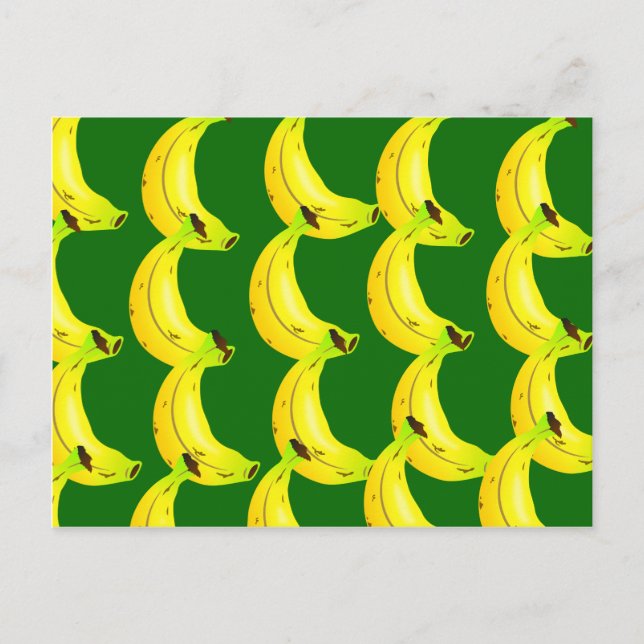 Banana Wallpaper Postkarte (Vorderseite)