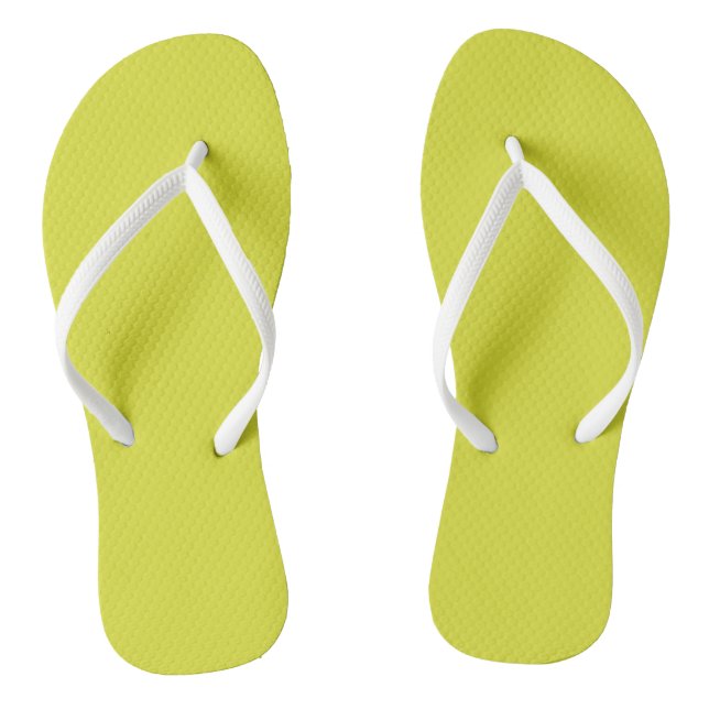 Banana Yellow Flip Flops (Fußbett)