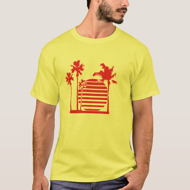 bananaharvest - Palm sun T-Shirt (Vorderseite)
