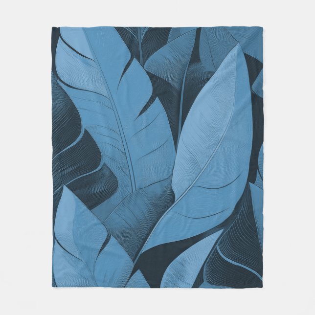 Bananarama Hawaiian Banana Leaves Fleecedecke (Vorderseite)