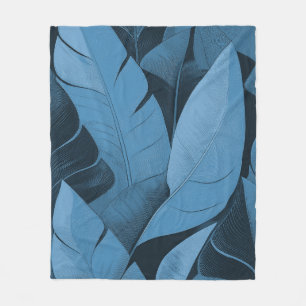 Bananarama hawaiianische Bananenblätter Fleecedecke