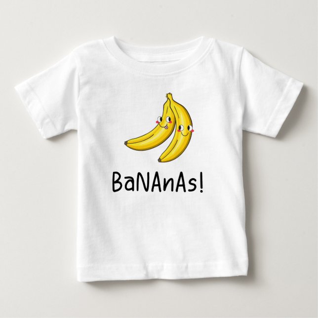 Bananas! Baby T-shirt (Vorderseite)