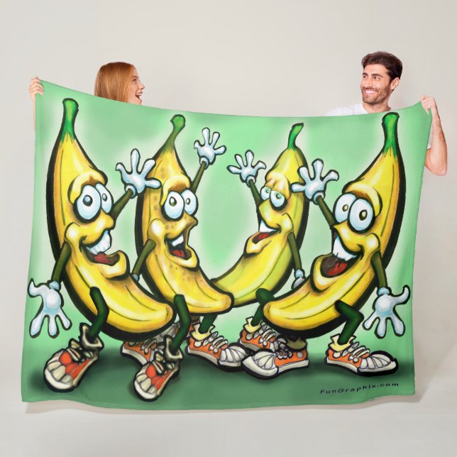 Bananas Fleece Blanket (Beispiel)