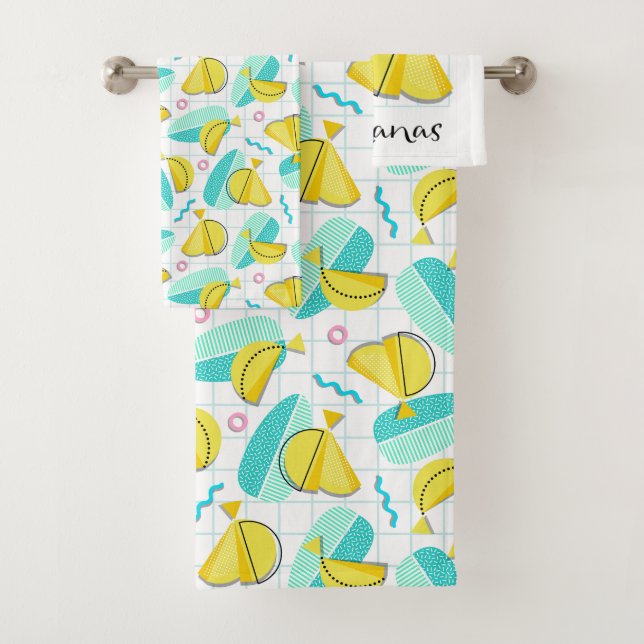 Bananas Memphis Badhandtuch Set (Insitu)