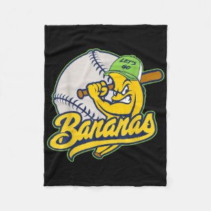 Bananas Nickname Personalisiert Nachname Apparel f Fleecedecke
