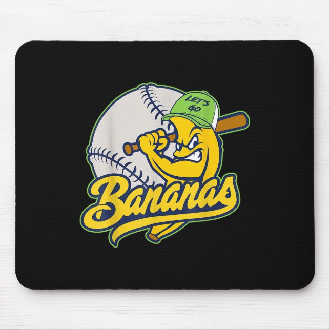 Bananas Nickname Personalisiert Nachname Apparel f Mousepad (Vorne)