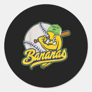 Bananas Nickname Personalisiert Nachname Apparel f Runder Aufkleber