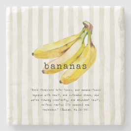 Bananas Quran Verse Steinuntersetzer