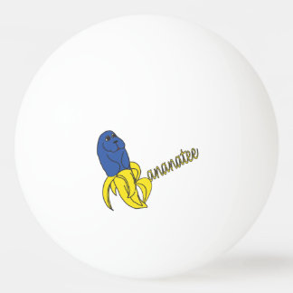 Bananatee glücklicher Klingeln Pong Ball Tischtennisball