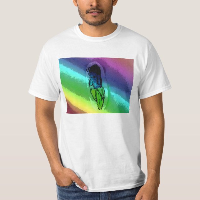 Bananatee Regenbogen-Shirt T-Shirt (Vorderseite)